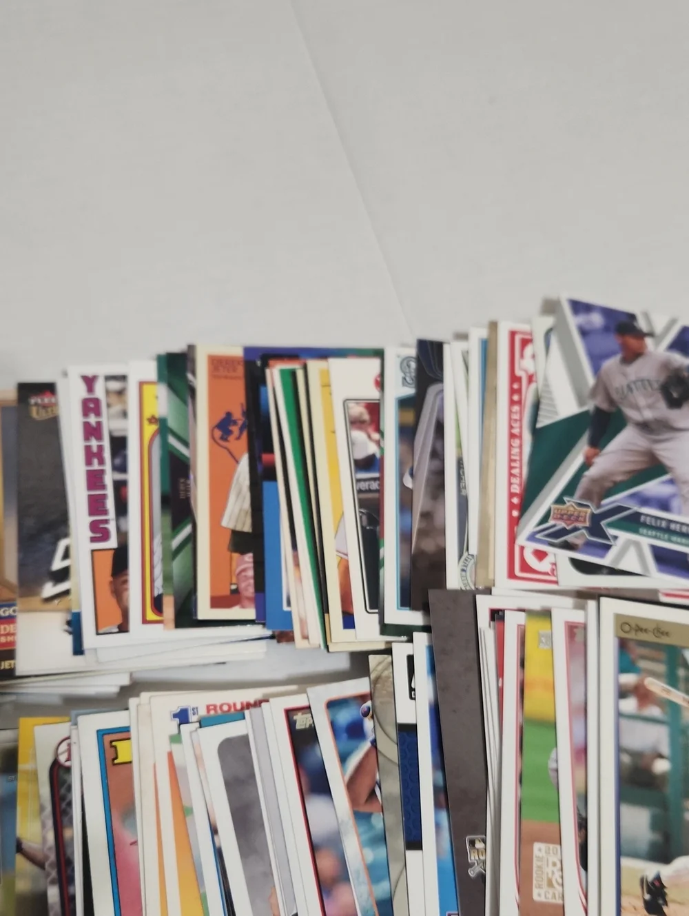 Baseball Trading Card Lot Approx 480 Cards